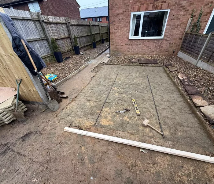 Releveling Patio Gully Repair Construction Dd